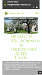 Mobile Screenshot of feriendorf-altesland.de